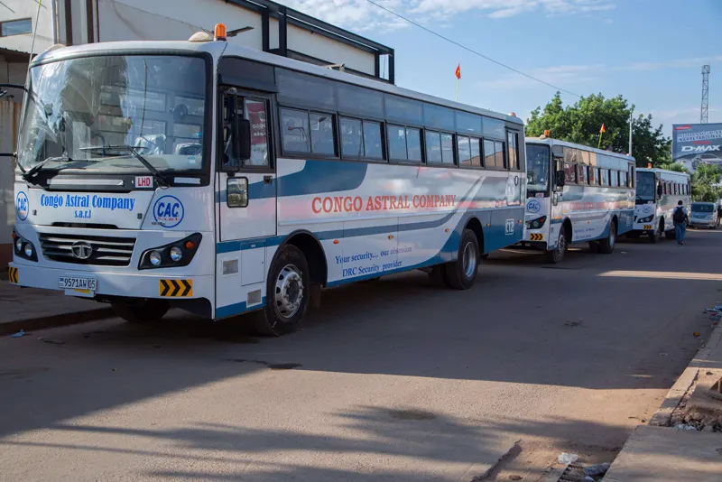 Bus de transport du personnel